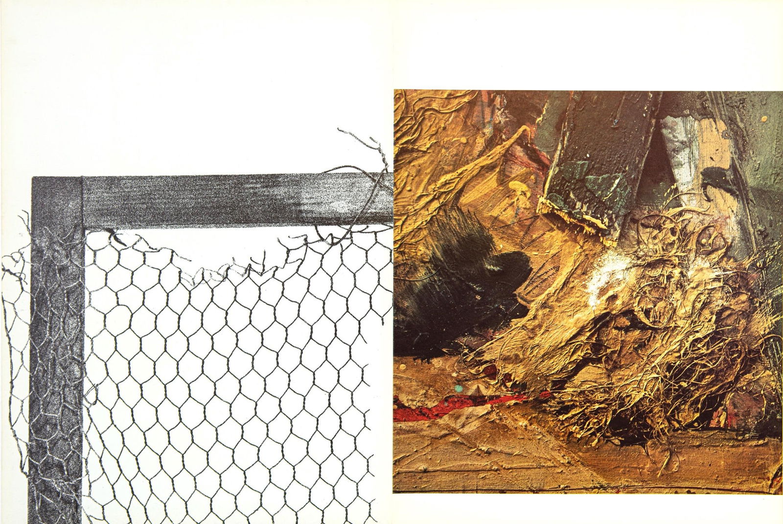 Paul Rebeyrolle, Composition, Derriere le miroir, Limited Edition Lithograph (1 of 4)