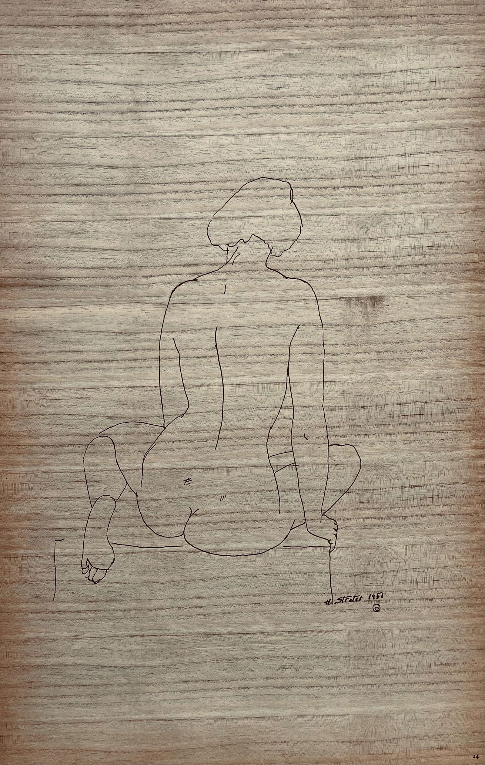 Henry Strater, Composition, 24 Drawings by Henry Strater, Limited Edition Lithograph (1 of 4)