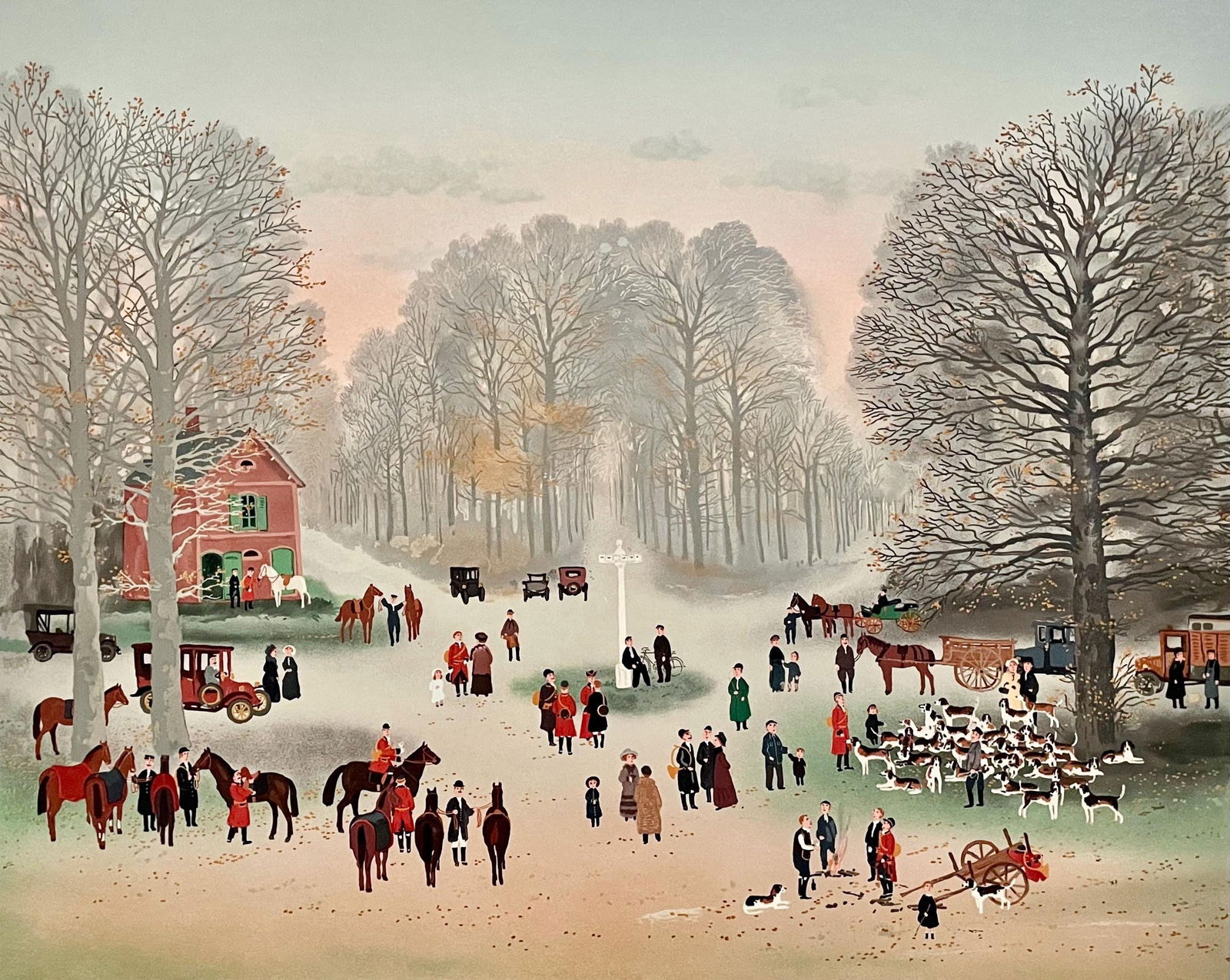 Michel Delacroix, Le Rendezvous, Limited Edition Lithograph (1 of 4)