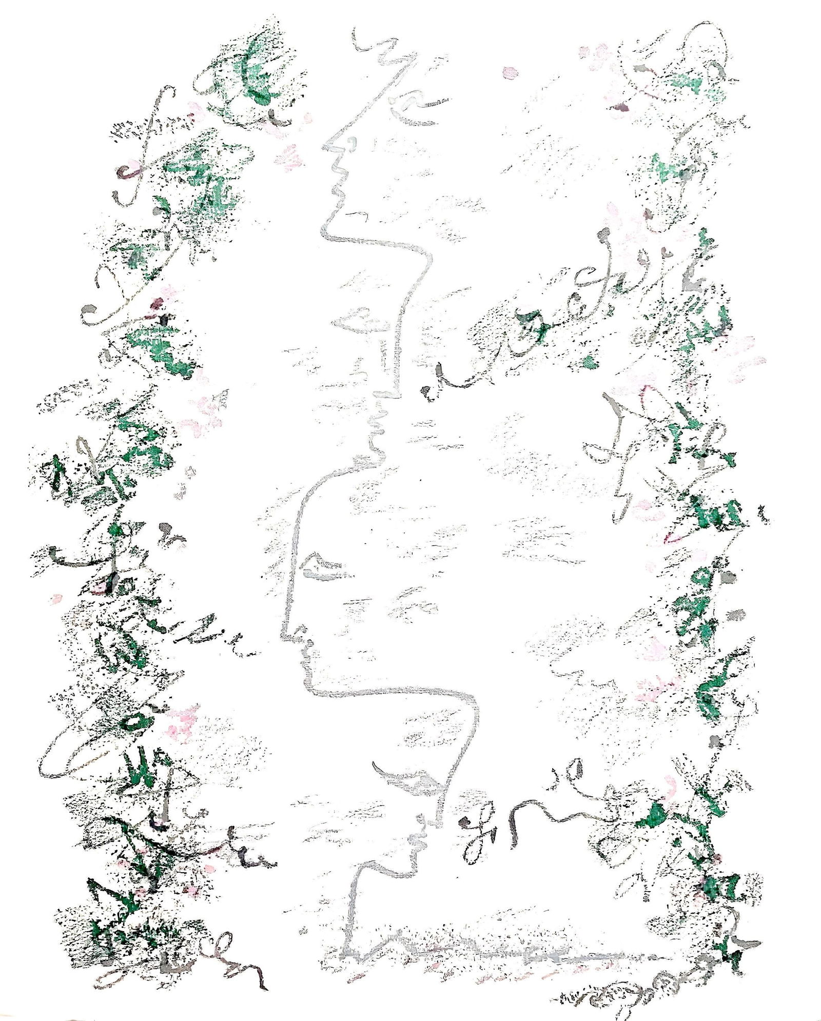 Andre Masson, Composition, Poemes insoumis, Limited Edition Lithograph (1 of 4)