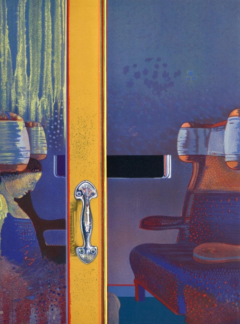 Leonardo Cremonini, Composition, Variations sur l'imaginaire, Limited Edition Lithograph (1 of 4)