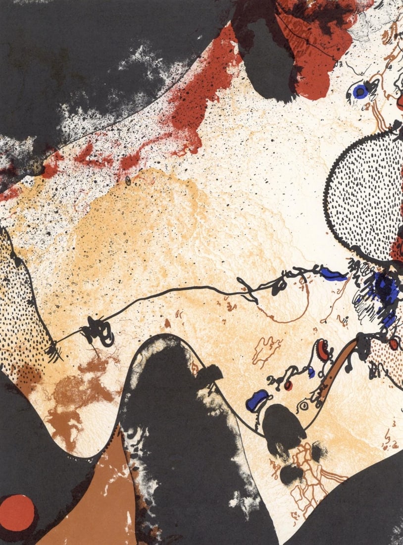 Josep Guinovart Bertran, Composition, Ediciones Poligrafa, Redfern Gallery, Limited Edition (1 of 4)