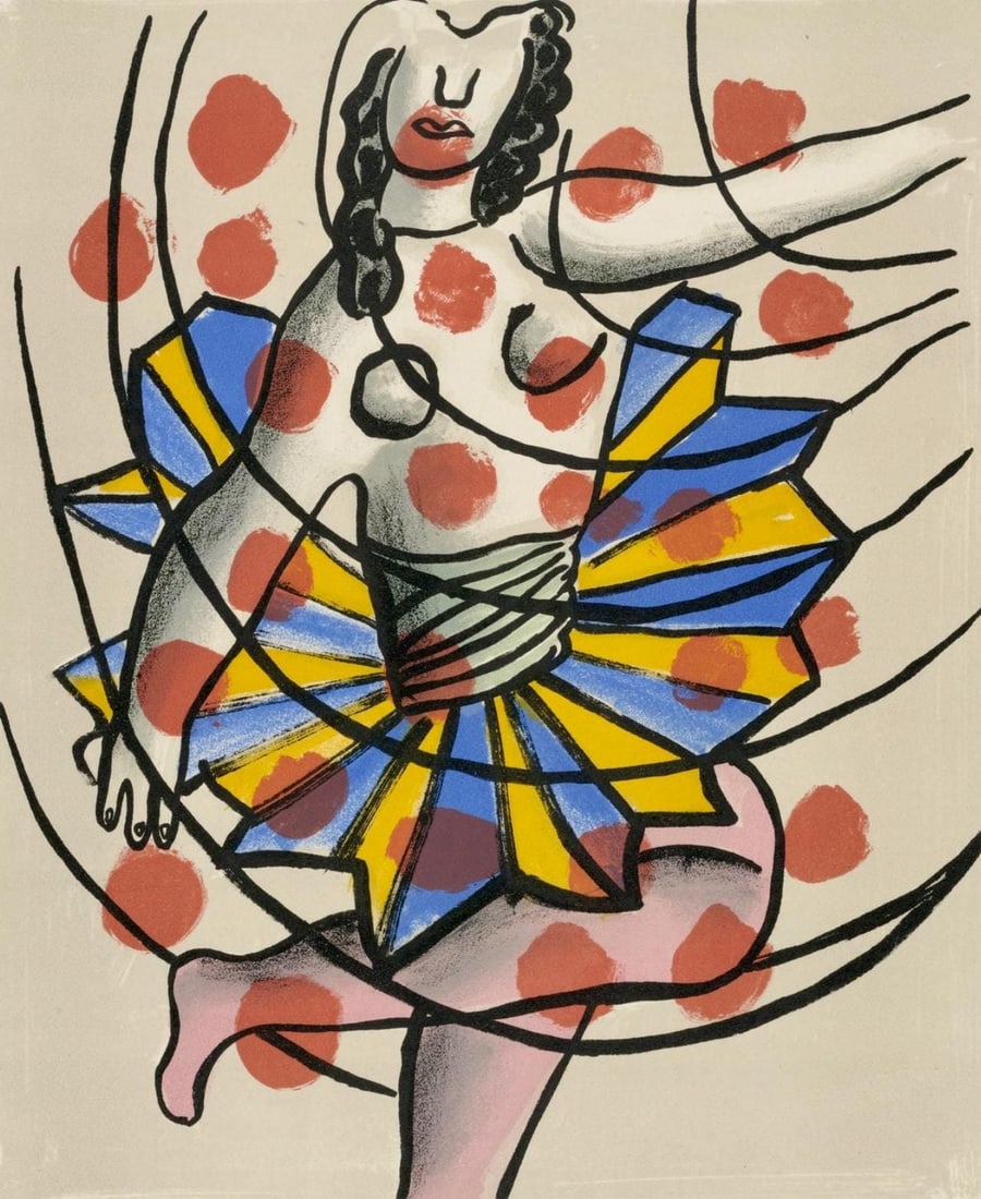 Fernand Leger, Composition, Cirque, Lithographies Originales, Limited Edition Lithograph (1 of 4)