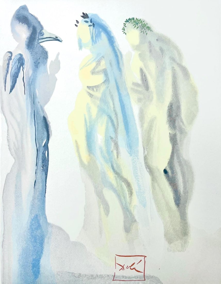 Salvador Dali, Paradies IX (Michler/Lopsinger 1039-1138; Field 189-200), Die Gottliche Komodie, (1 of 4)