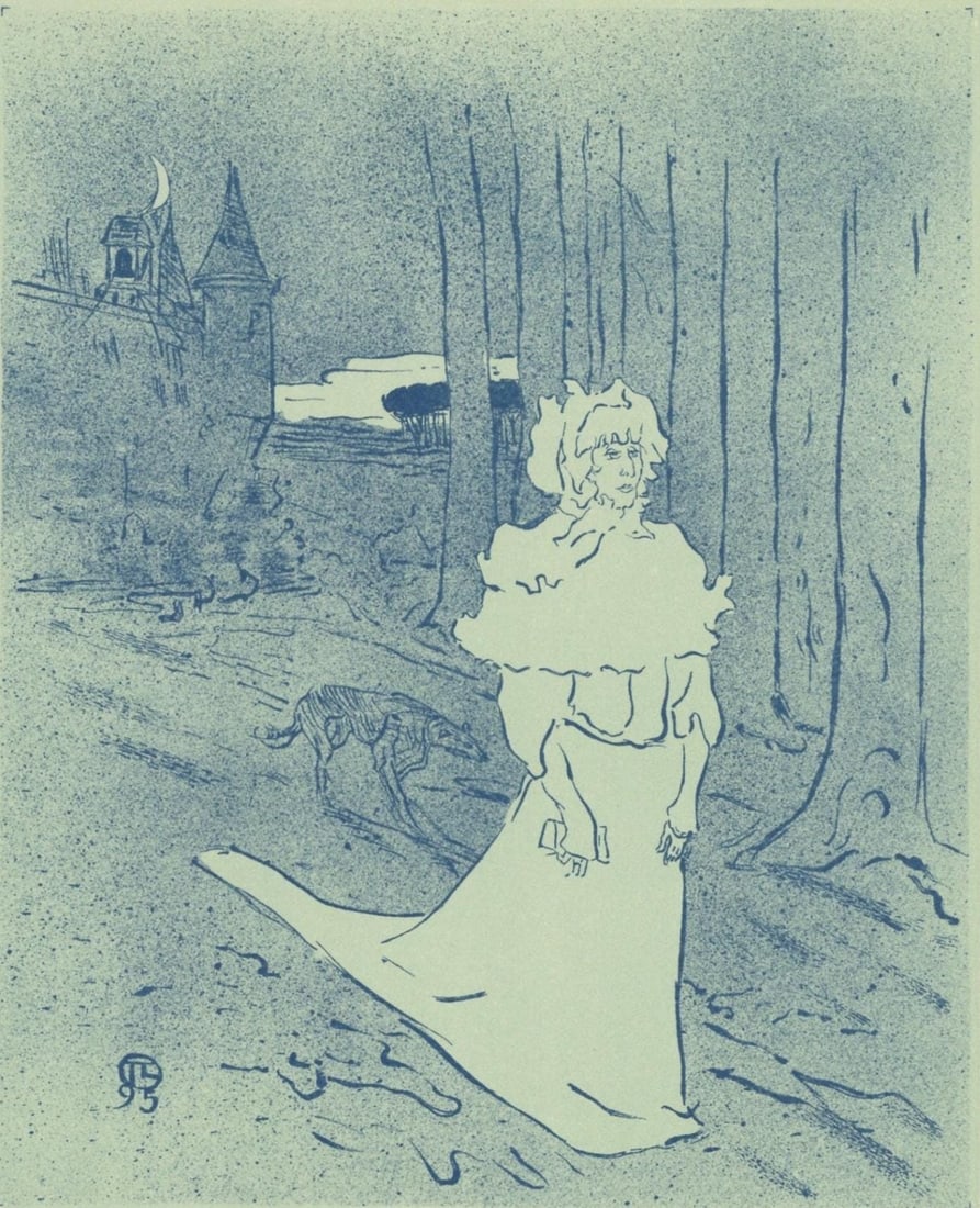 Henri de Toulouse-Lautrec, La Chatelaine ou le Tocsin, Les Affiches De Toulouse-Lautrec, Limited (1 of 4)