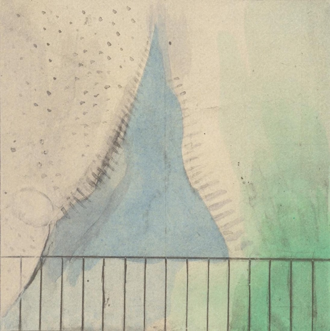 Marie Laurencin, Composition, Les Biches, Limited Edition Lithograph: Lithograph and stencil on papier velin des Manufactures d'Arches paper. Unsigned and unnumbered, as issued. Paper size: 11 x 8.875 inches. Excellent condition. Notes: From the volume, Les Biches, 1924