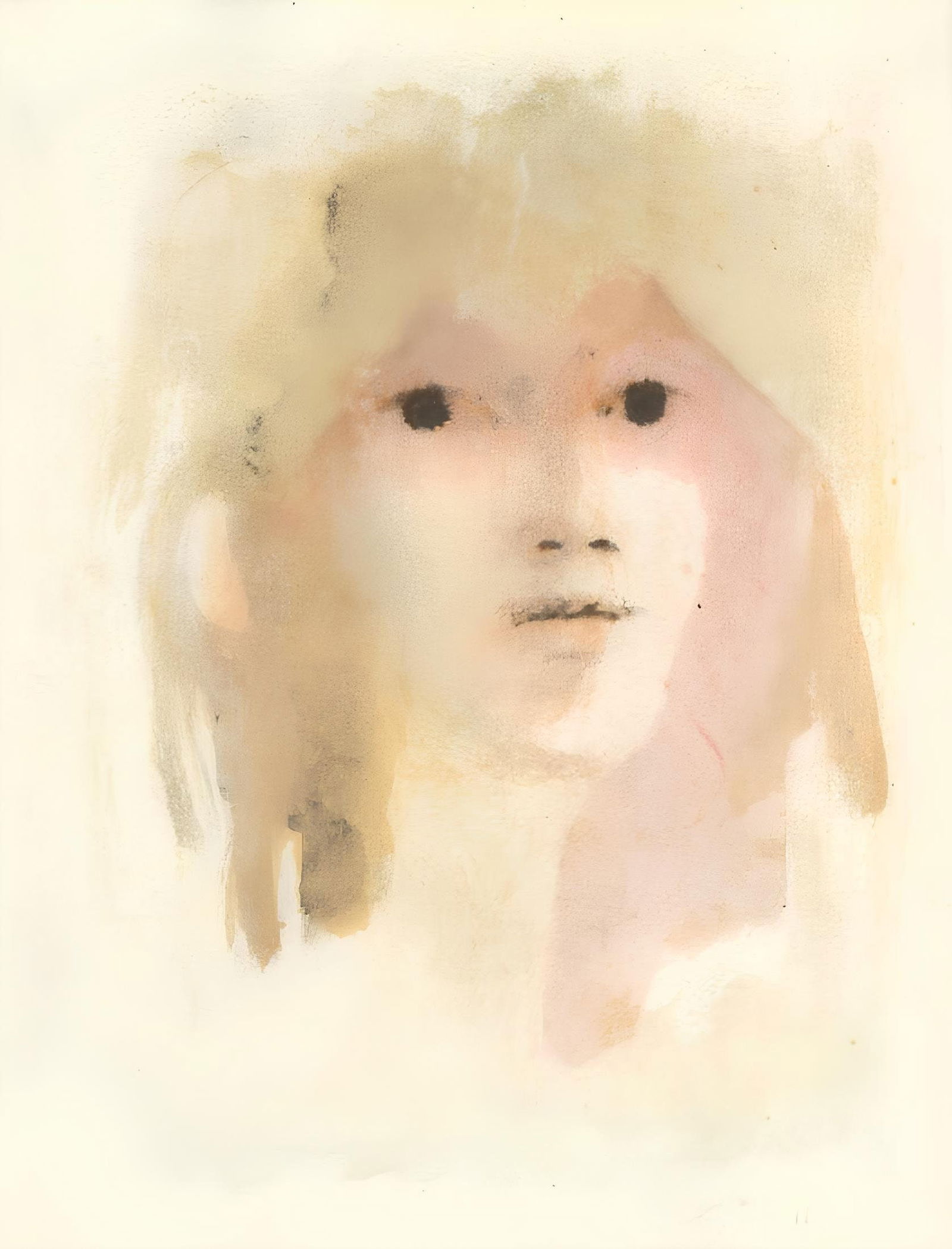 Leonor Fini, Composition, Parallelement, Limited Edition Lithograph: Lithograph on grand velin d'Arches paper. Paper size: 15.94 x 11.61 inches. Excellent condition. Inscription: unsigned and unnumbered, as issued. Notes: from the folio, Parallelement, Illustre de lith