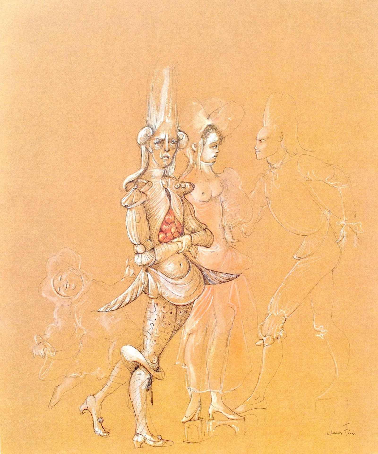 Leonor Fini, Composition, Fruits de la Passion, XXe siecle, Limited Edition Heliogravure (1 of 4)