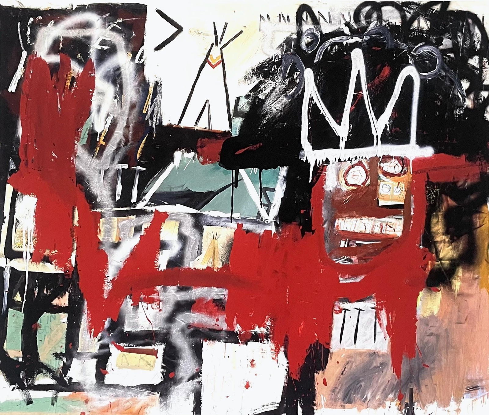Jean-Michel Basquiat, Untitled, Official Edition Archival Pigment Print: Archival pigment print on semi-gloss archival paper. Paper Size: 18 x 24 inches. Inscription: Unsigned and unnumbered, as issued. Condition: Excellent. Notes: Licensed by Artestar, New York;
