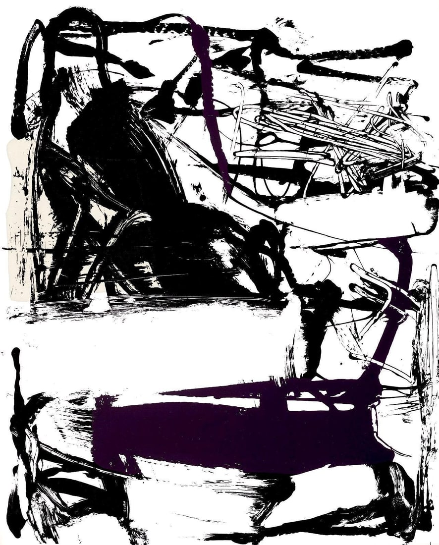 Joan Mitchell, Composition, The Poems, Limited Edition Silkscreen (1 of 4)