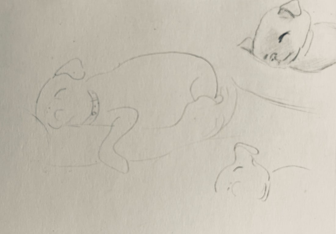 Henri Matisse, Composition (Dutel 3), Dessins de Henri-Matisse, Limited Edition Lithograph: Lithograph on velin Lafuma paper. Unsigned and unnumbered. Paper Size: 10 x 8 inches. Excellent condition. Notes: From the album, Dessins de Henri-Matisse, 1925. Published by Editions des Quatre Chemi