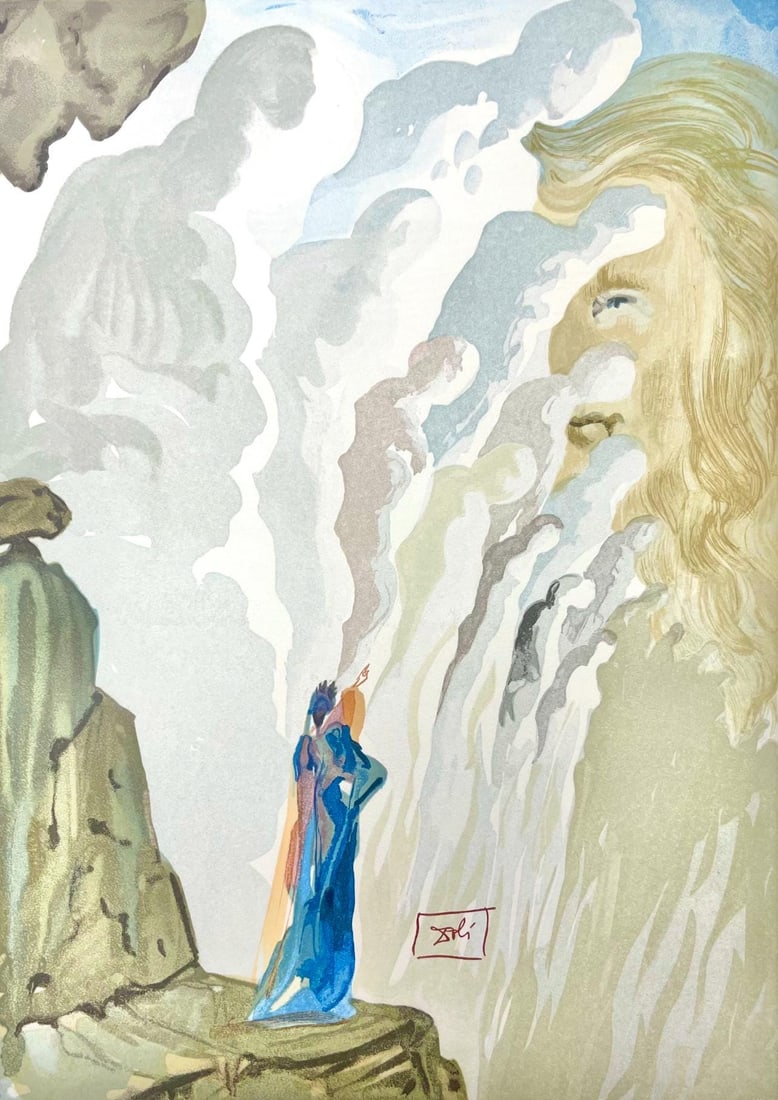 Salvador Dali, Fegefeuer XII (Michler/Lopsinger 1039-1138; Field 189-200), Die Gottliche Komodie, (1 of 4)