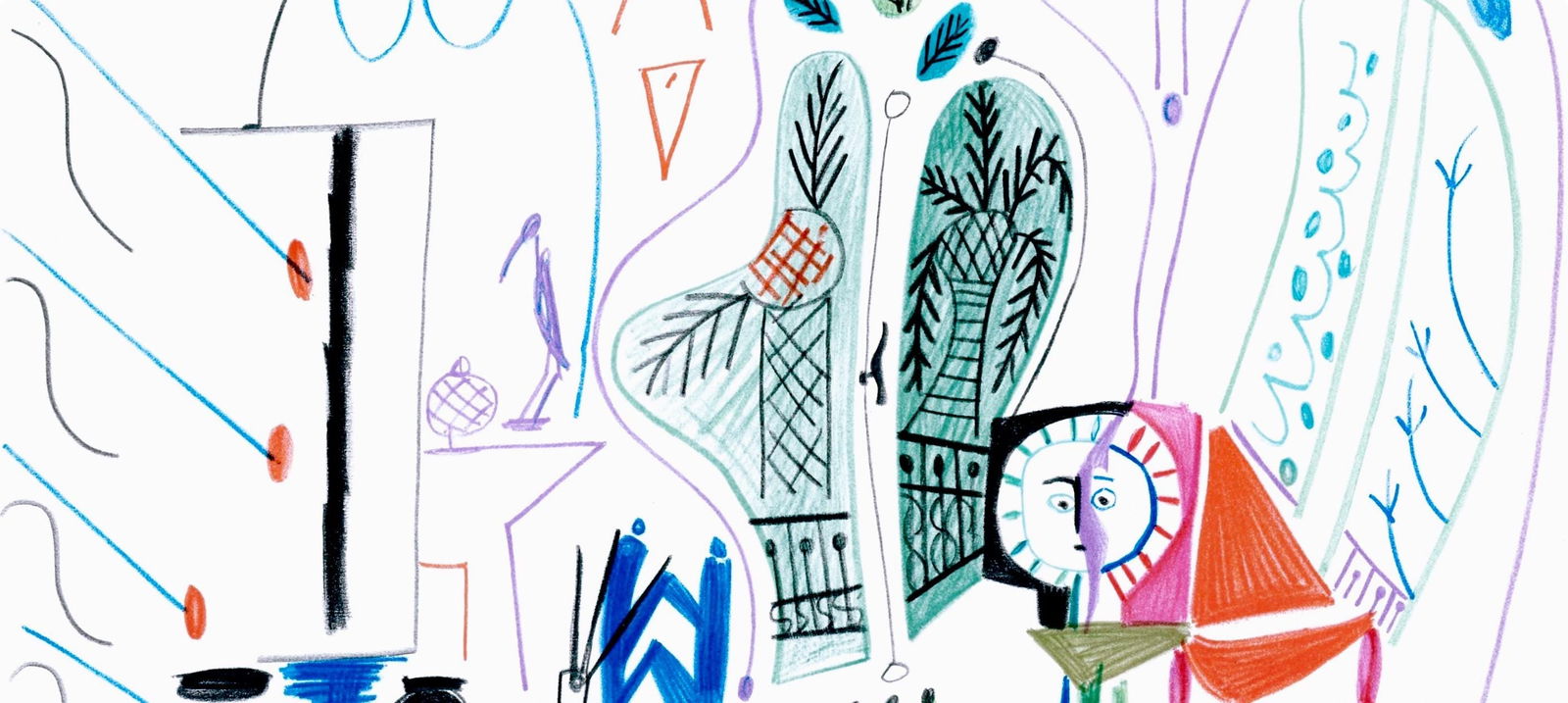 Pablo Picasso, Composition (Cramer 101), Carnet de la Californie, Limited Edition Collotype - 3