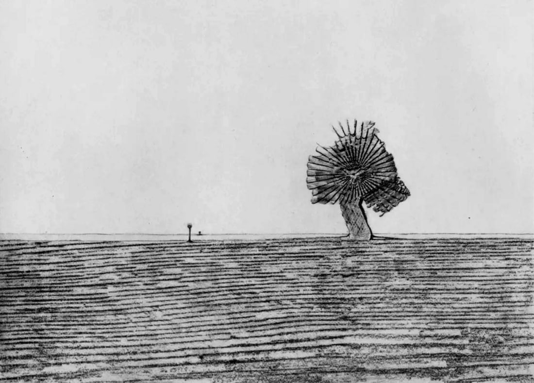 Max Ernst, Composition (Spies/Leppien 222), Histoire Naturelle, Limited Edition Lithograph (1 of 4)