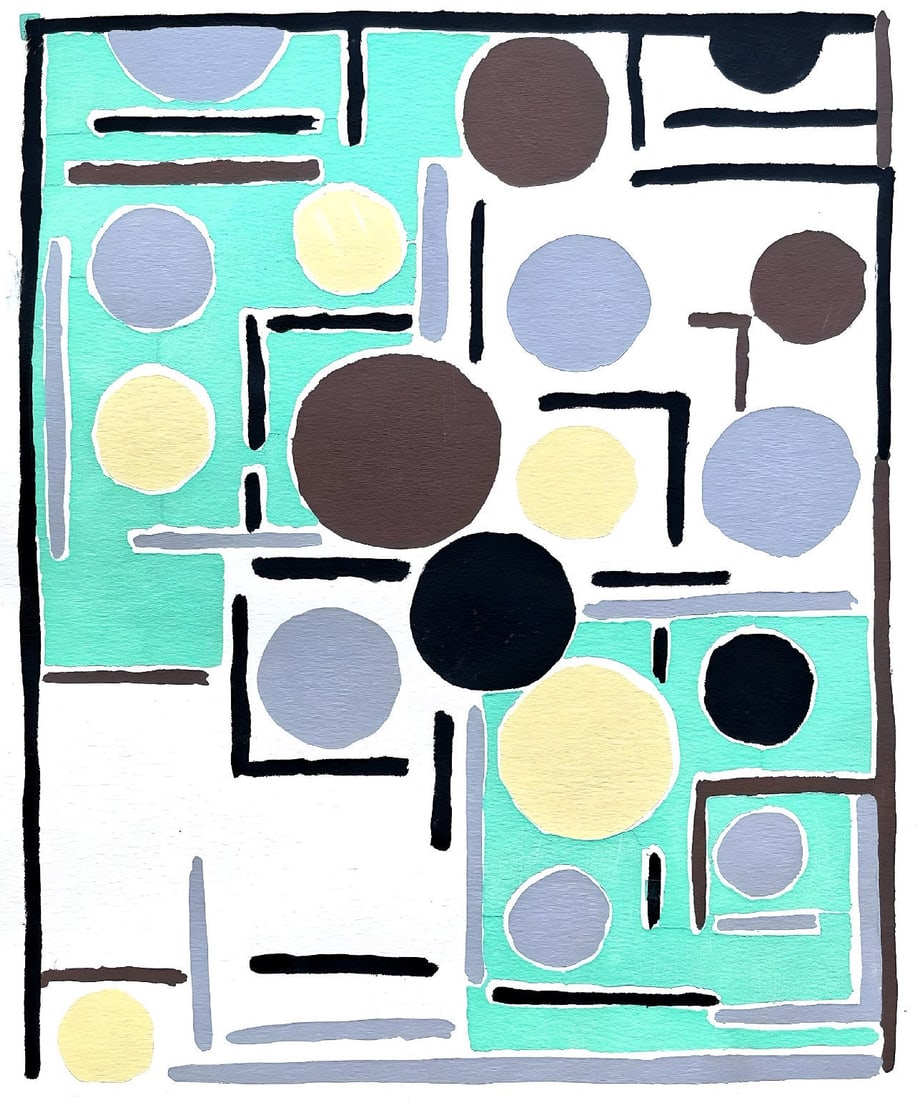 Sonia Delaunay, Planche No. 15, Compositions, couleurs, idees: Sonia Delaunay, Limited Edition (1 of 4)