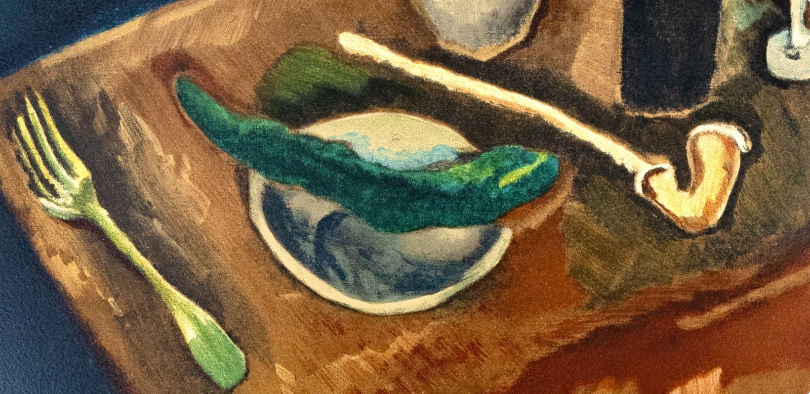 Chaim Soutine, Nature morte a la pipe, Soutine, Collection Pierre Levy, Limited Edition Lithograph - 3