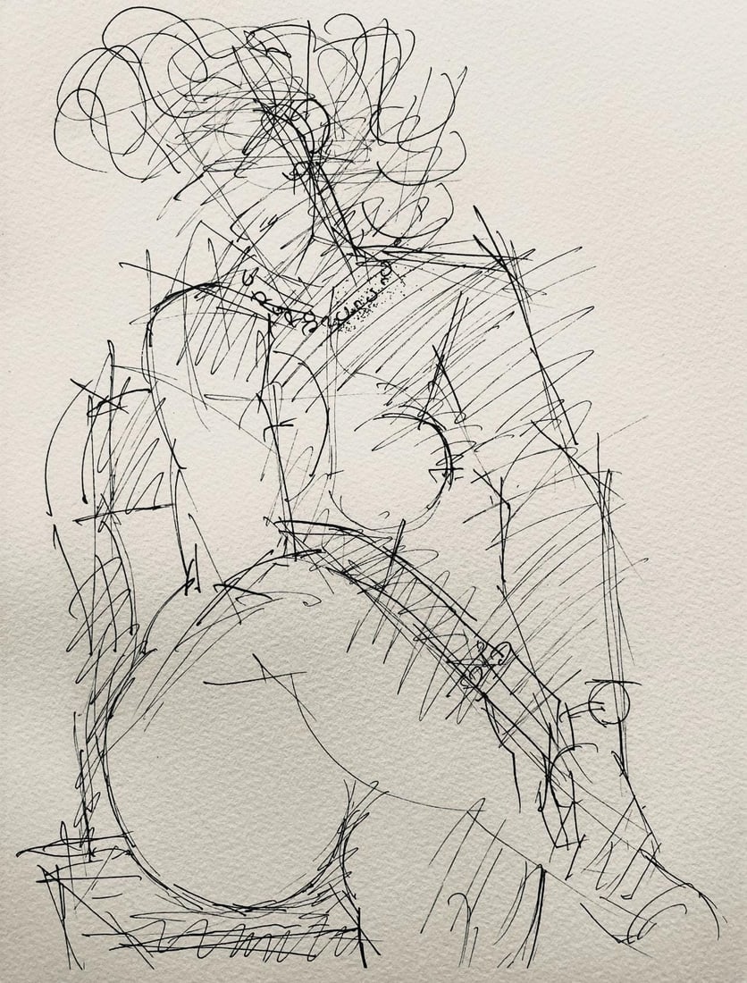 Marcel Gromaire, Composition, Gromaire, Limited Edition Lithograph (1 of 4)