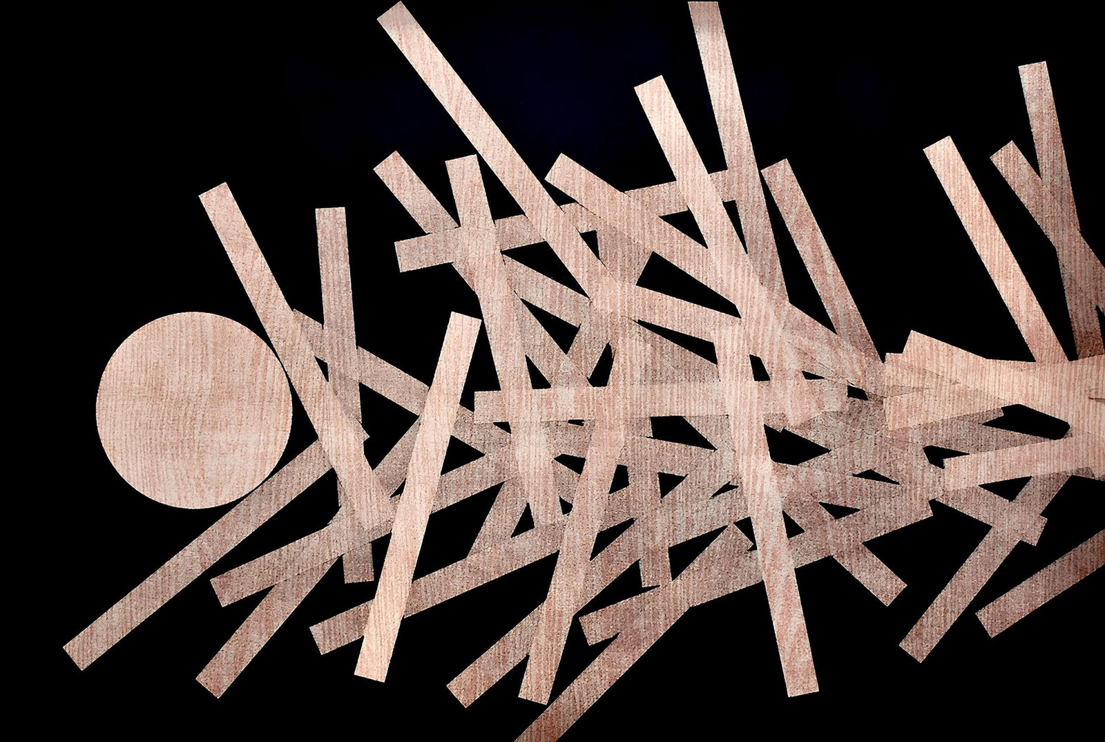 Pol Bury, Composition, Derriere le miroir, Limited Edition Lithograph: Lithograph on velin paper. Paper size: 15 x 22 inches. Excellent condition, with centerfold, as issued. Inscription: Unsigned and unnumbered, as issued. Good condition. Notes: From Derriere le miroir,