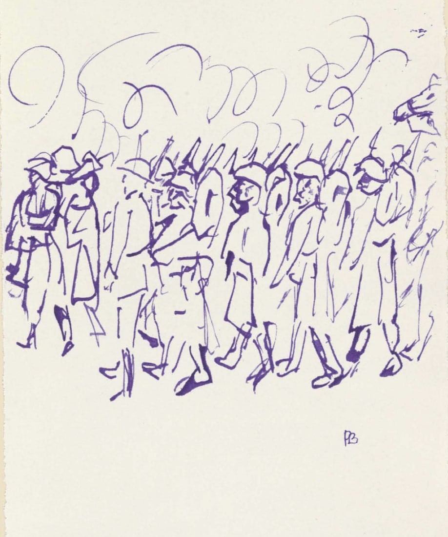 Pierre Bonnard, Composition (Terrasse 54), Pierre Bonnard Correspondences, Limited Edition (1 of 4)