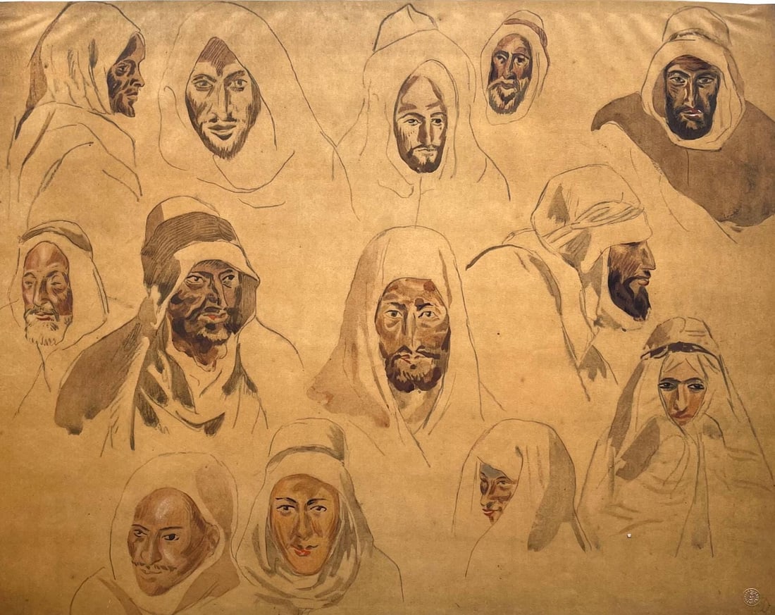 Eugene Delacroix, Composition, Trente et un Dessins et Aquarelles du Maroc, Limited Edition (1 of 4)