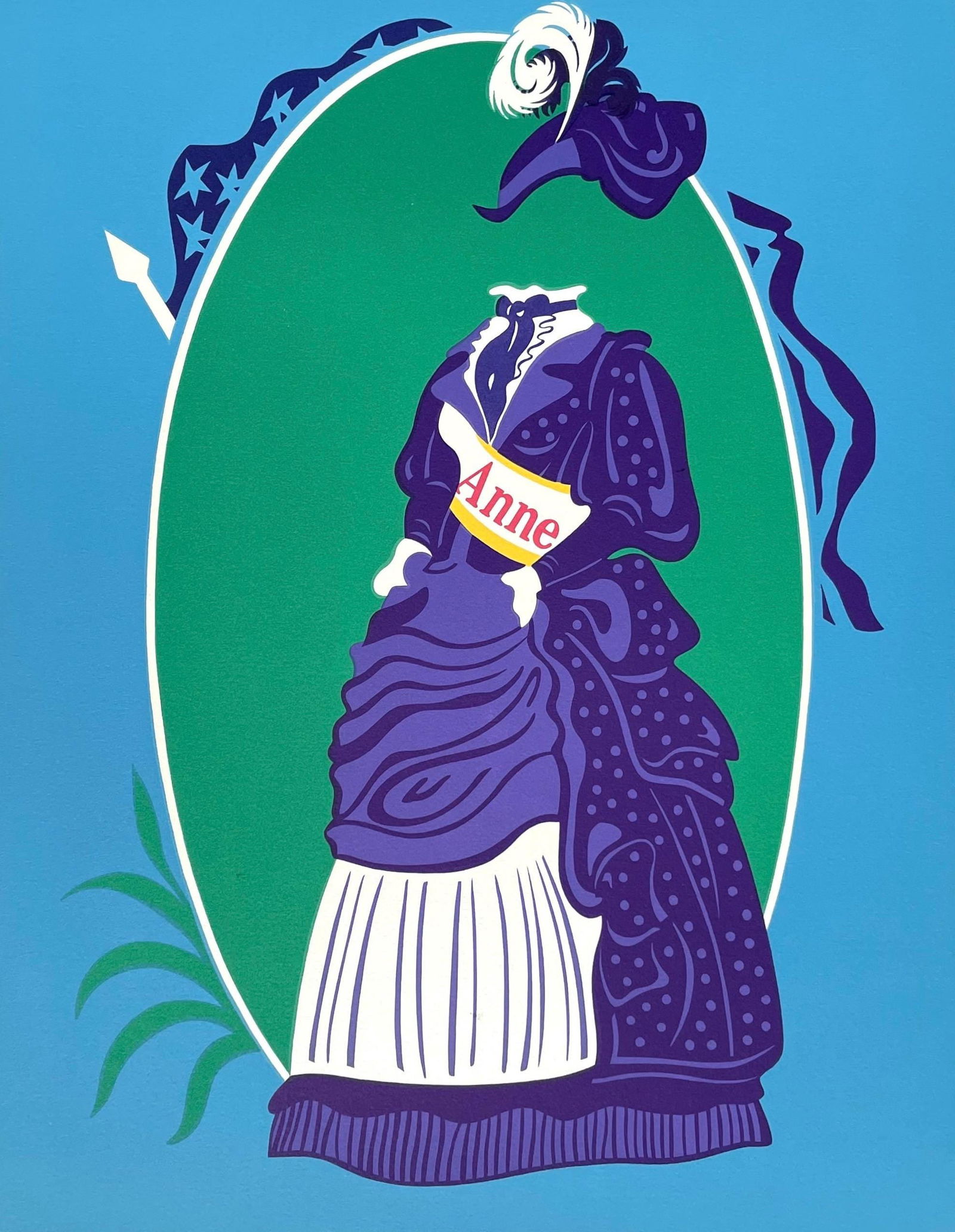 Robert Indiana, Anne (Sheehan 96-108), Mother of Us All, Limited Edition Silkscreen (1 of 4)