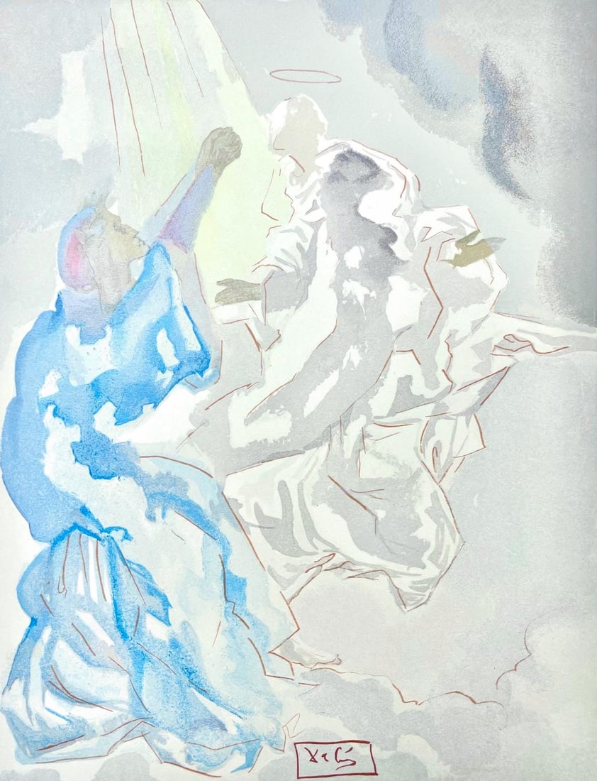 Salvador Dali, Paradies V (Michler/Lopsinger 1039-1138; Field 189-200), Die Gottliche Komodie, (1 of 4)