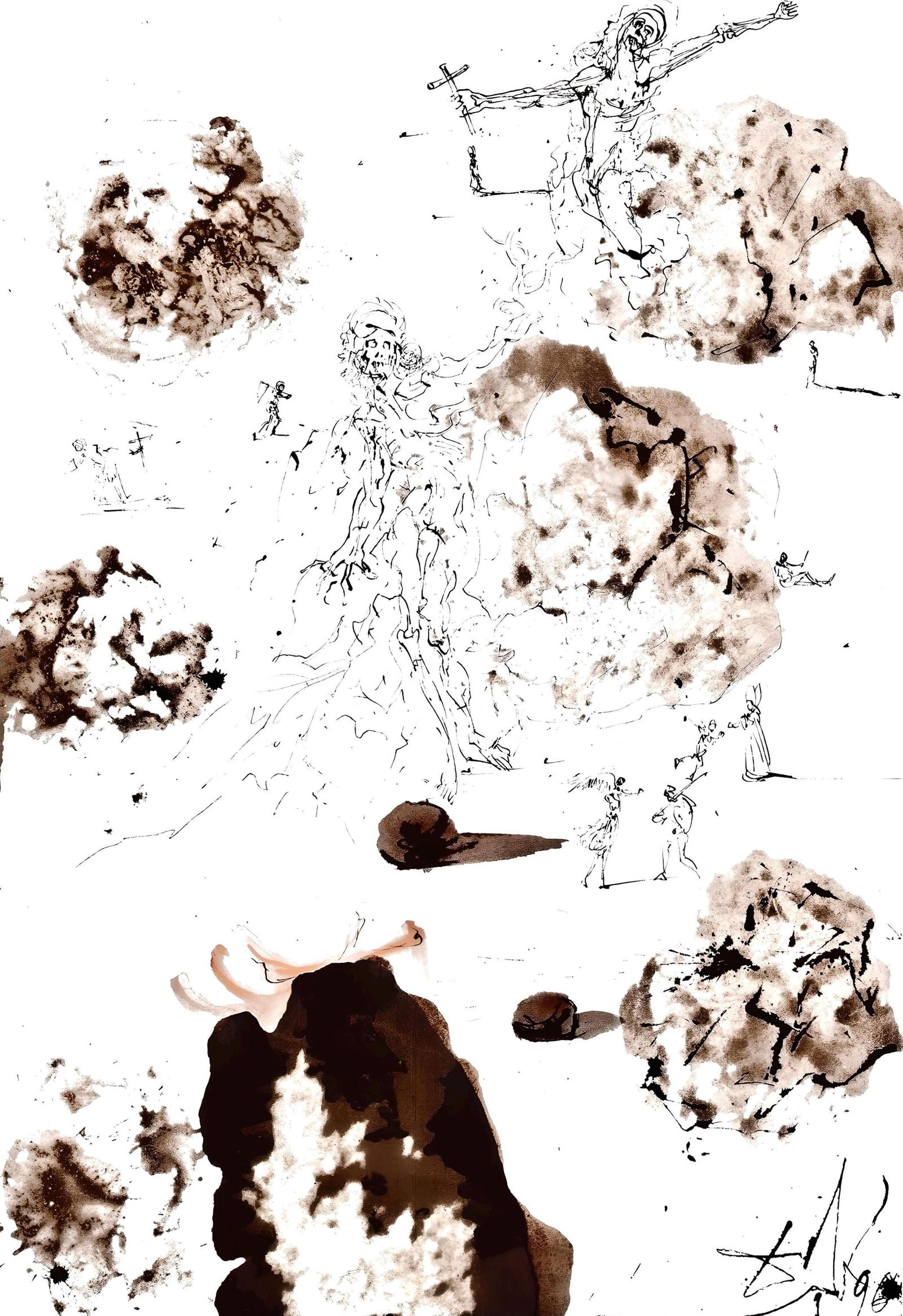 Salvador Dali, Composition (Michler/Lopsinger 1600; Field 69-3), Biblia Sacra, Limited Edition (1 of 4)