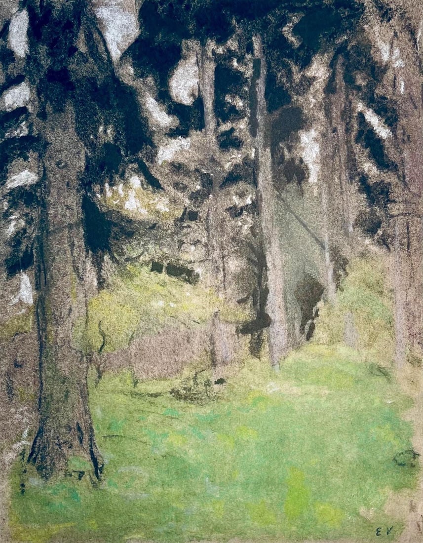 Edouard Vuillard, Composition, Vuillard, Douze Pastels, Limited Edition Lithograph (1 of 4)