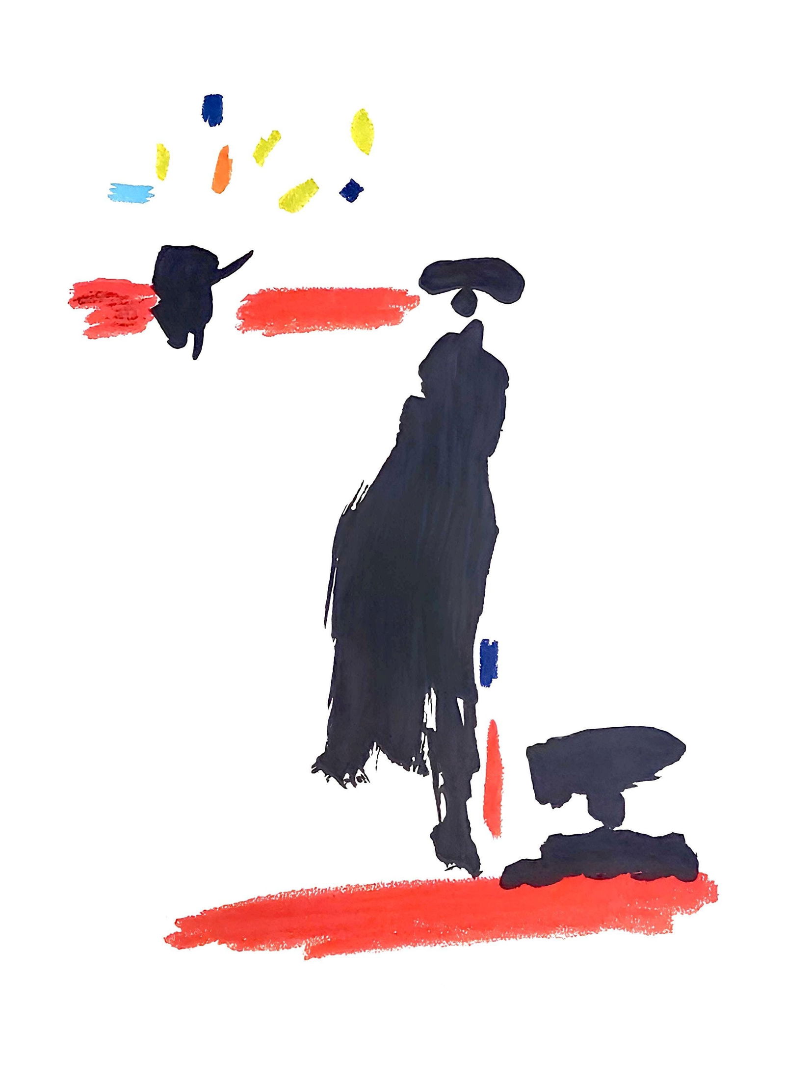 Pablo Picasso, Composition, Chant funebre pour Ignacio Sanchez Mejias, Limited Edition Lithograph (1 of 4)