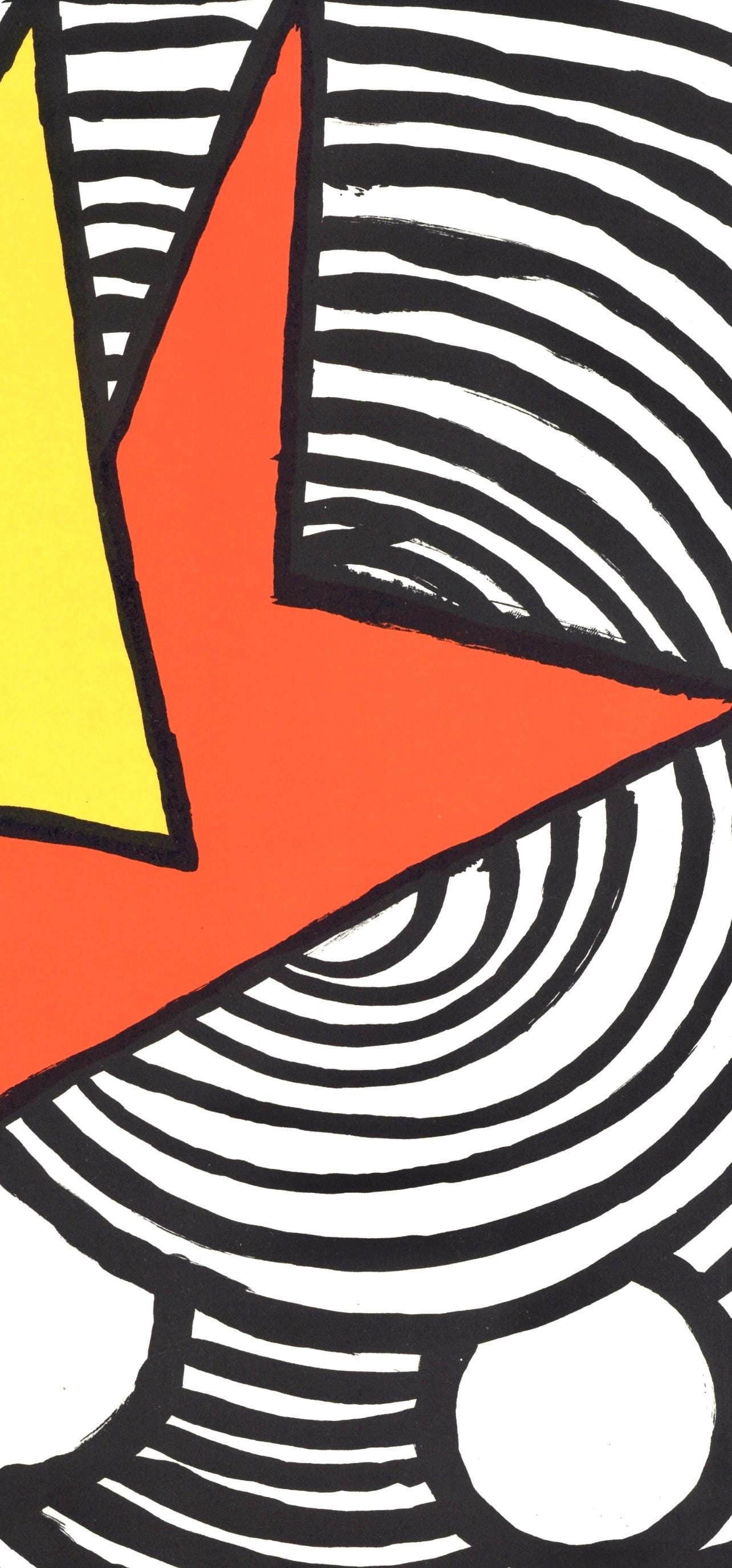 Alexander Calder, Composition, Derriere le miroir, Limited Edition Lithograph - 3