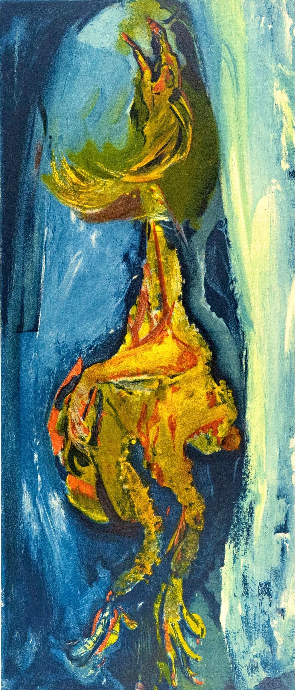 Chaim Soutine, Le Coq, Soutine, Collection Pierre Levy, Limited Edition Lithograph: Lithograph on velin d'Arches paper. Inscription: Unsigned and unnumbered. Paper Size: 20 x 26 inches. Excellent condition. Notes: From the folio, Soutine, I, Collection Pierre Levy, 1966; published by