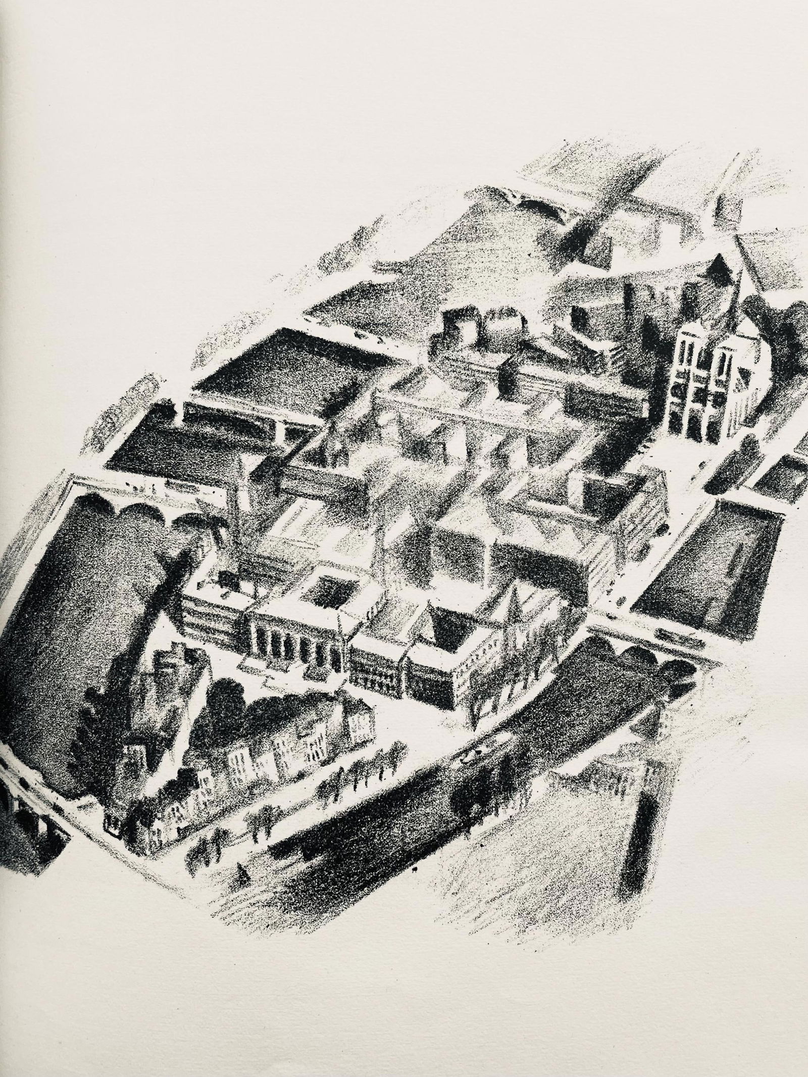 Robert Delaunay, La Cite (Habasque 720-728), Allo! Paris!, Limited Edition Lithograph (1 of 4)