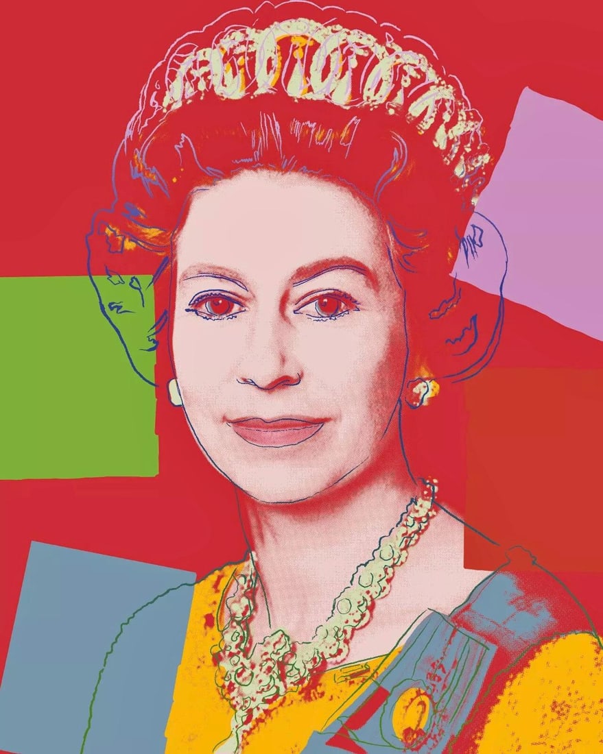Andy Warhol, Queen Elizabeth II, no334, Official Limited Edition, Sunday B. Morning, Silkscreen (1 of 4)