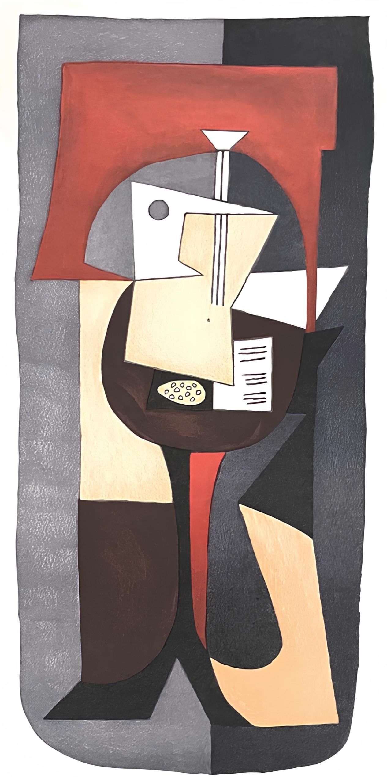 Pablo Picasso, Guitare et Partition, Marina Picasso Collection, Official Limited Edition Lithograph: Lithograph on velin d'Arches paper. Inscription: Facsimile signed and unnumbered, as issued. Paper Size: 30 x 19 inches. Excellent condition. Notes: From the Marina Picasso Collection. Published by Ja