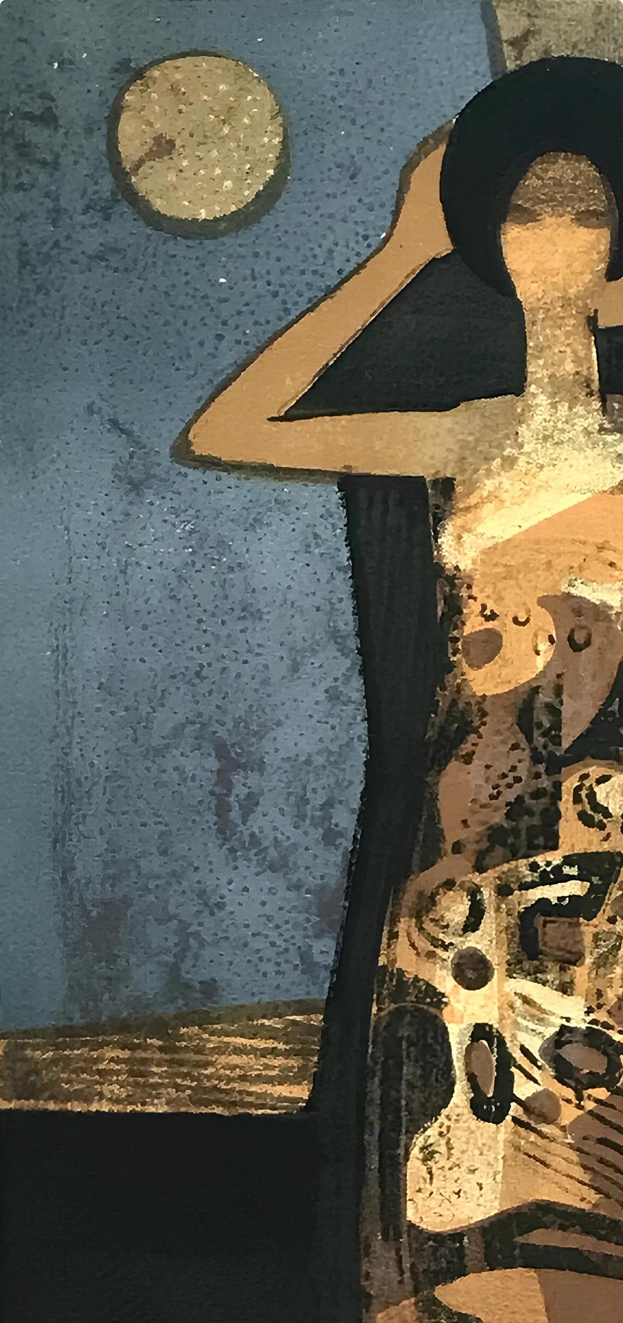 Andre Minaux, Composition, L'Odyssee, Limited Edition Lithograph - 3