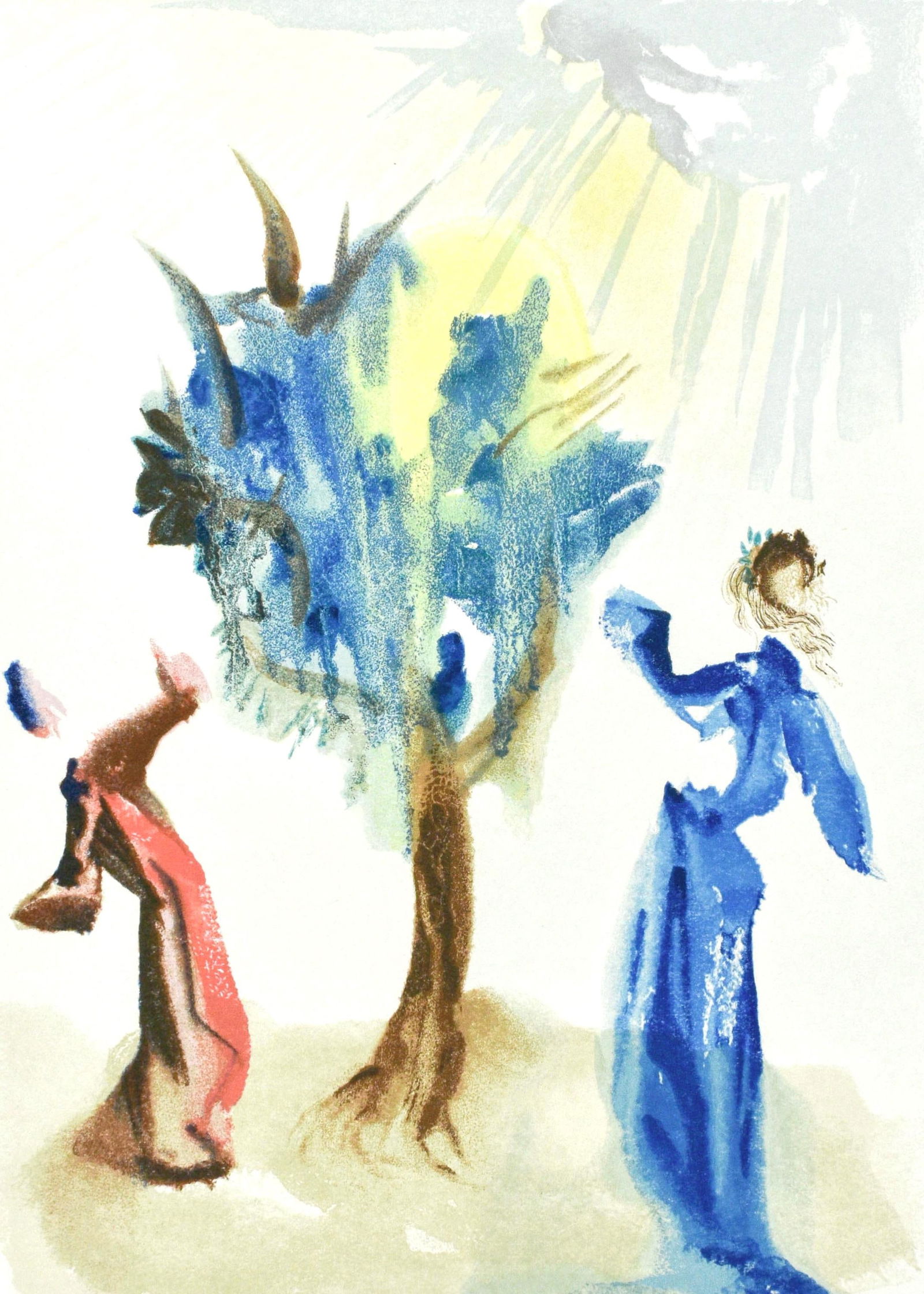 Salvador Dali, Purgatorio XXIV (Michler/Lopsinger 1039-1138; Field 189-200), La Divina Commedia, (1 of 4)