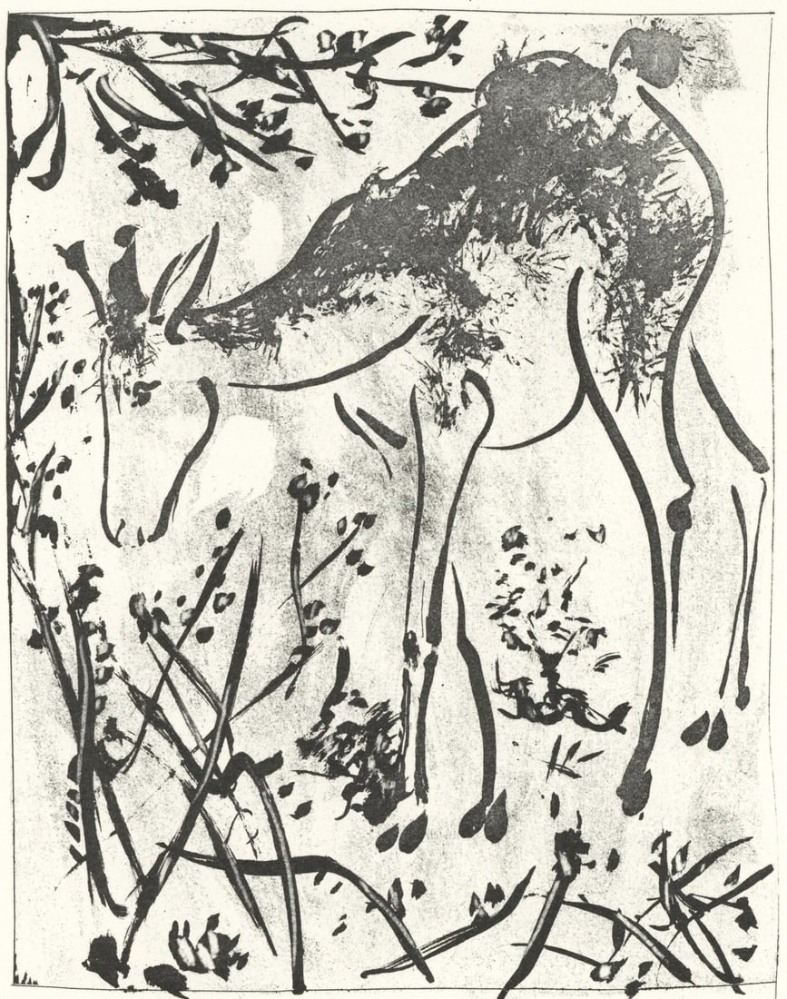 Pablo Picasso, Le Cerf (The Deer) (Orozco p.82), Histoire naturelle, Limited Edition Lithograph (1 of 4)