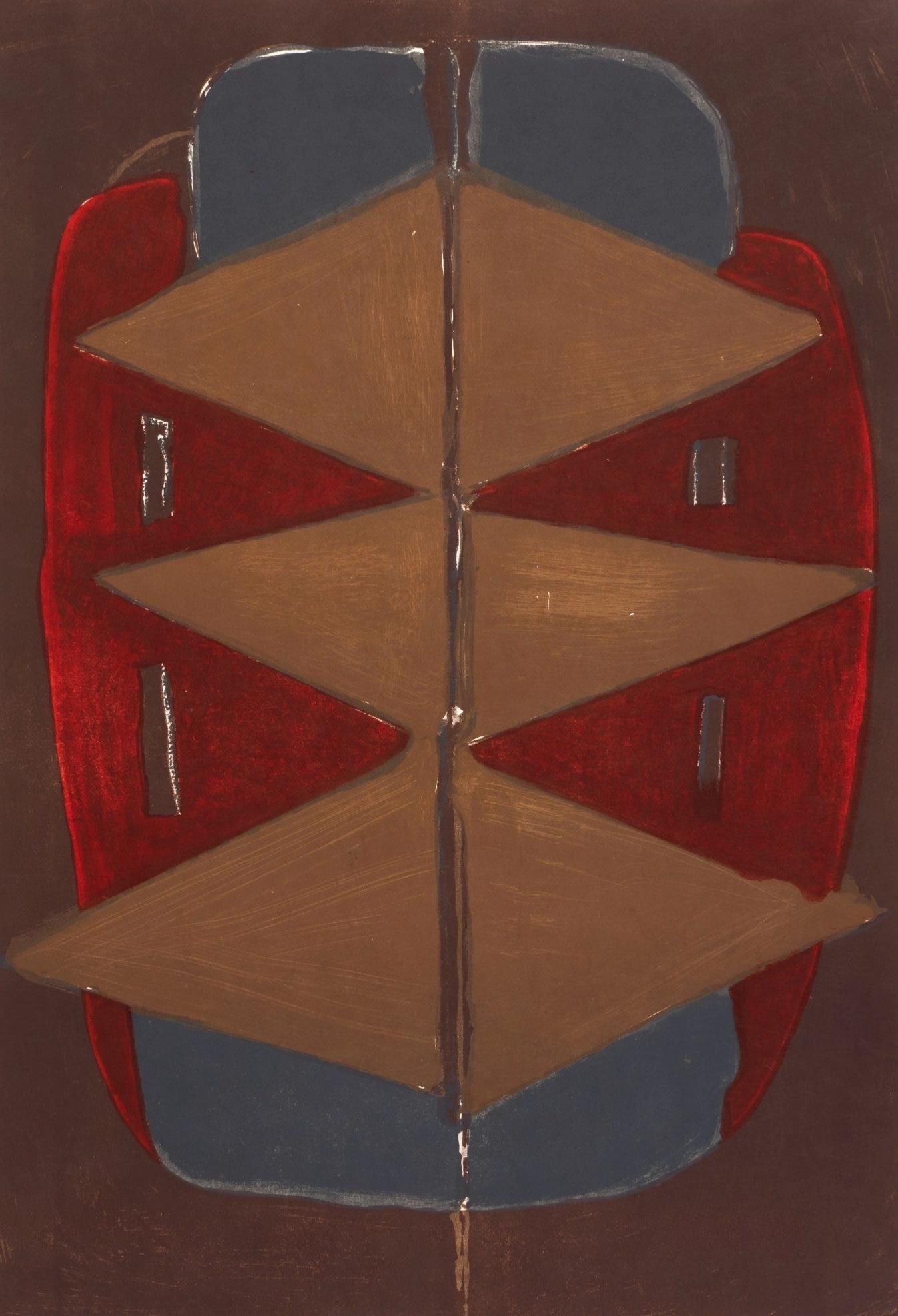 Georges Braque, Composition (Vallier 143), La Liberte des Mers, Limited Edition Lithograph: Lithograph on grand velin d'Arches paper. Paper size: 22.83 x 15 inches. Excellent condition. Inscription: unsigned and unnumbered, as issued. Notes: from the folio, La Liberte des Mers, 1959. Publish