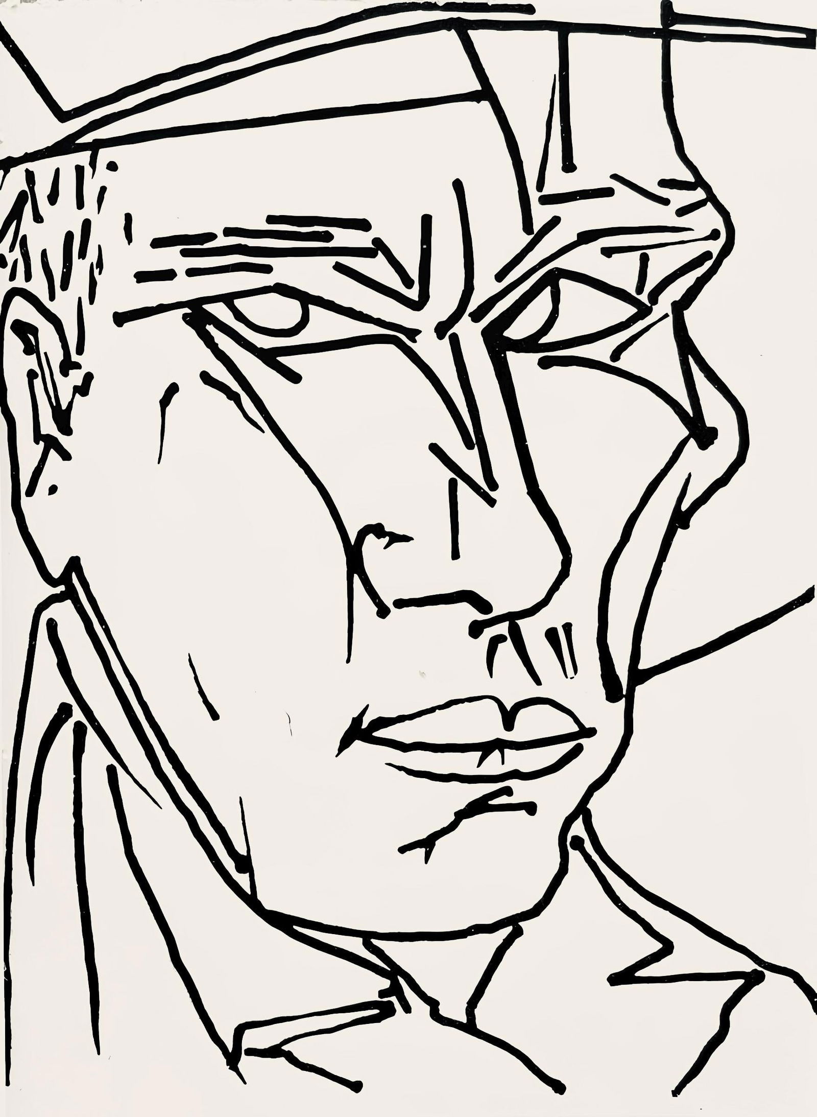 Francoise Gilot, Composition, Pouvoir tout dire, poemes, illustres par Francoise Gilot, Limited: Lithograph on velin d'Arches paper. Paper Size: 7.5 x 5.5 inches. Excellent condition. Inscription: Unsigned and unnumbered, as issued. Notes: From the album, Pouvoir tout dire, poemes, illustres par