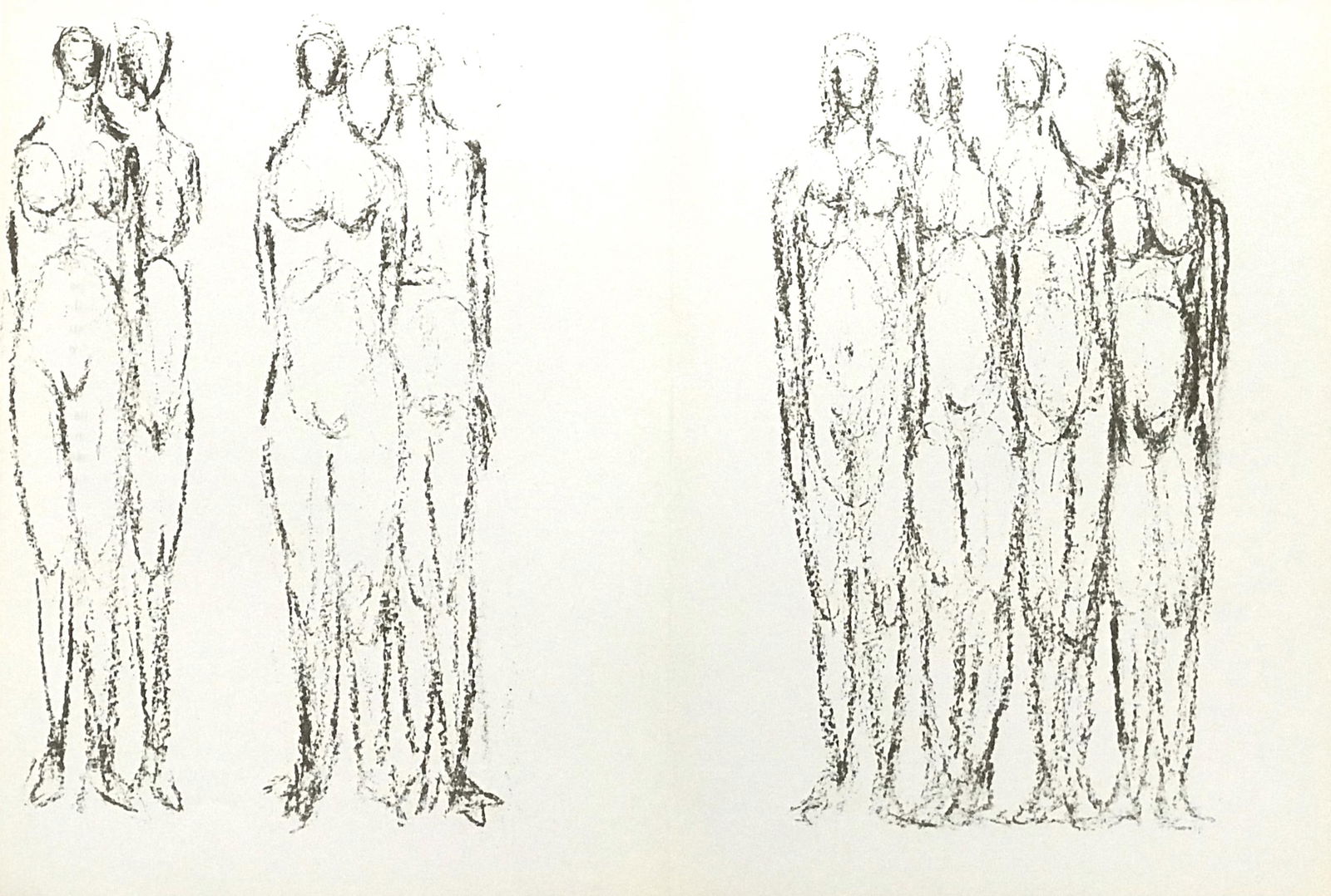 Raoul Ubac, Composition, Derriere le miroir, Limited Edition Lithograph (1 of 4)