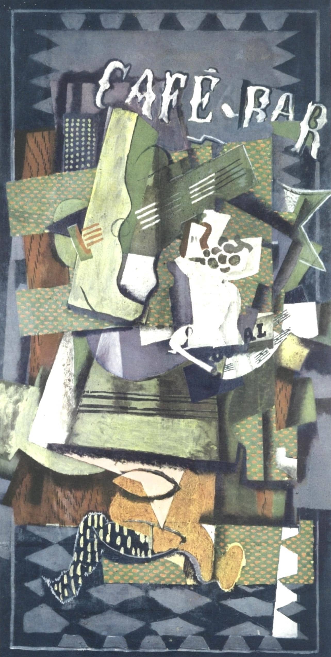 Georges Braque, Cafe-Bar, L'Hommage a Georges Braque, Derriere le miroir, Limited Edition Lithograph (1 of 4)