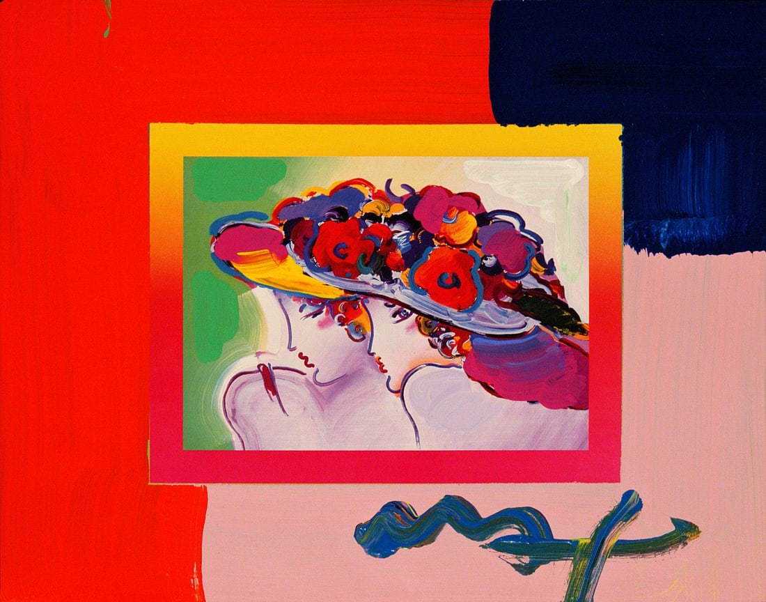 Peter Max, Friends on Blends, Hand Signed, Official Edition Mixed Media (1 of 4)