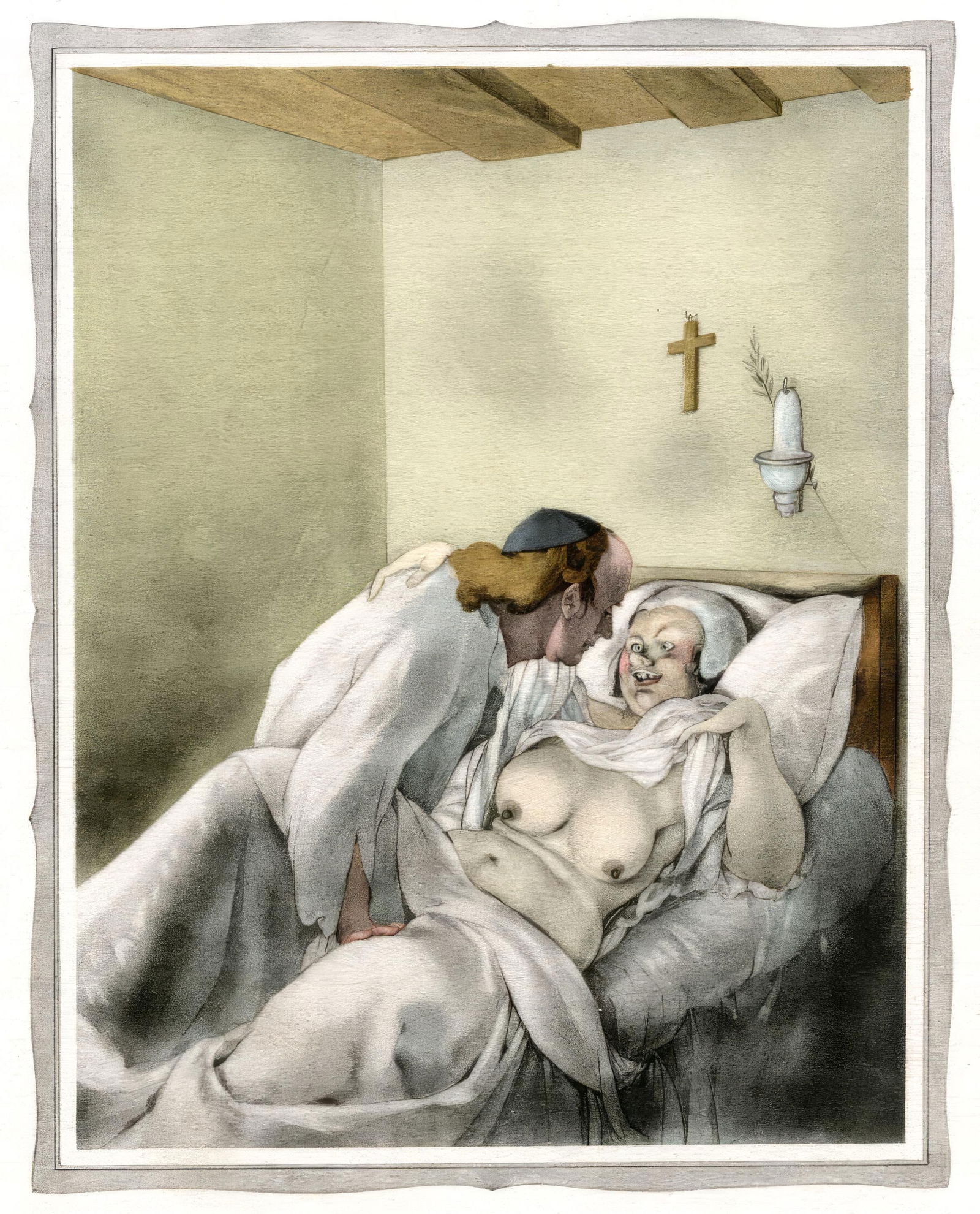 Umberto Brunelleschi, Untitled, from The Tales of Boccaccio, Limited Edition Lithograph and Pochoir, (1 of 4)