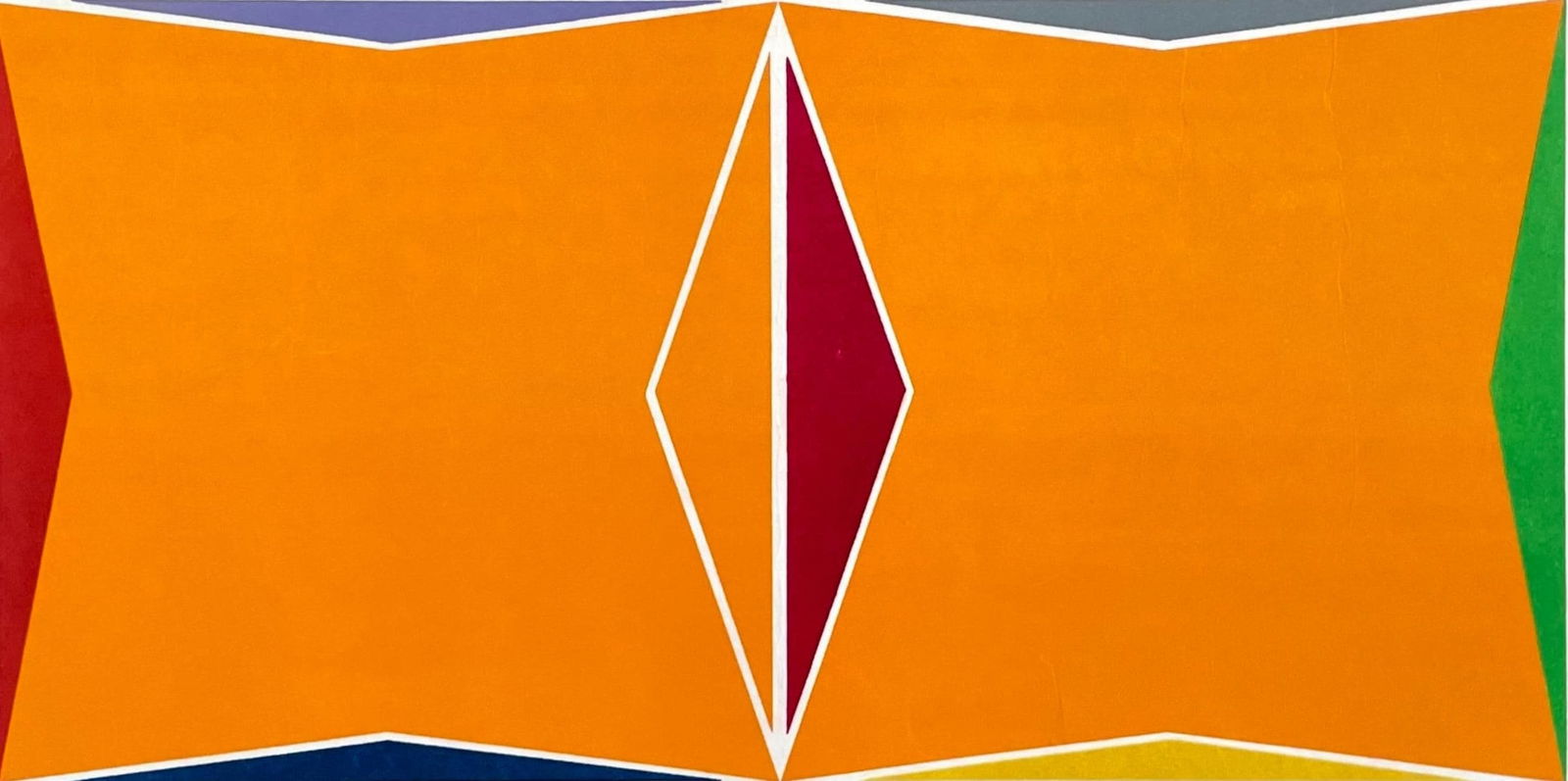 Larry Zox, Two Square Composition, Signed, Limited Edition Silkscreen (1 of 4)