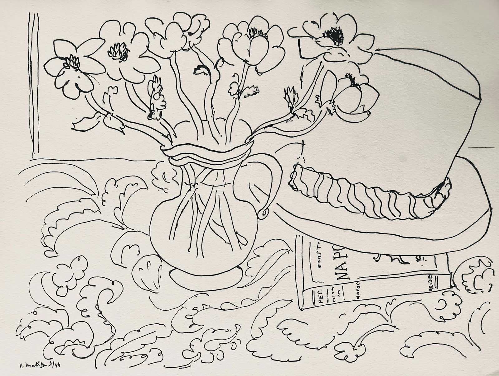 Henri Matisse, Composition, Dessins de Matisse, Hommage no2, Limited Edition Lithograph (1 of 4)