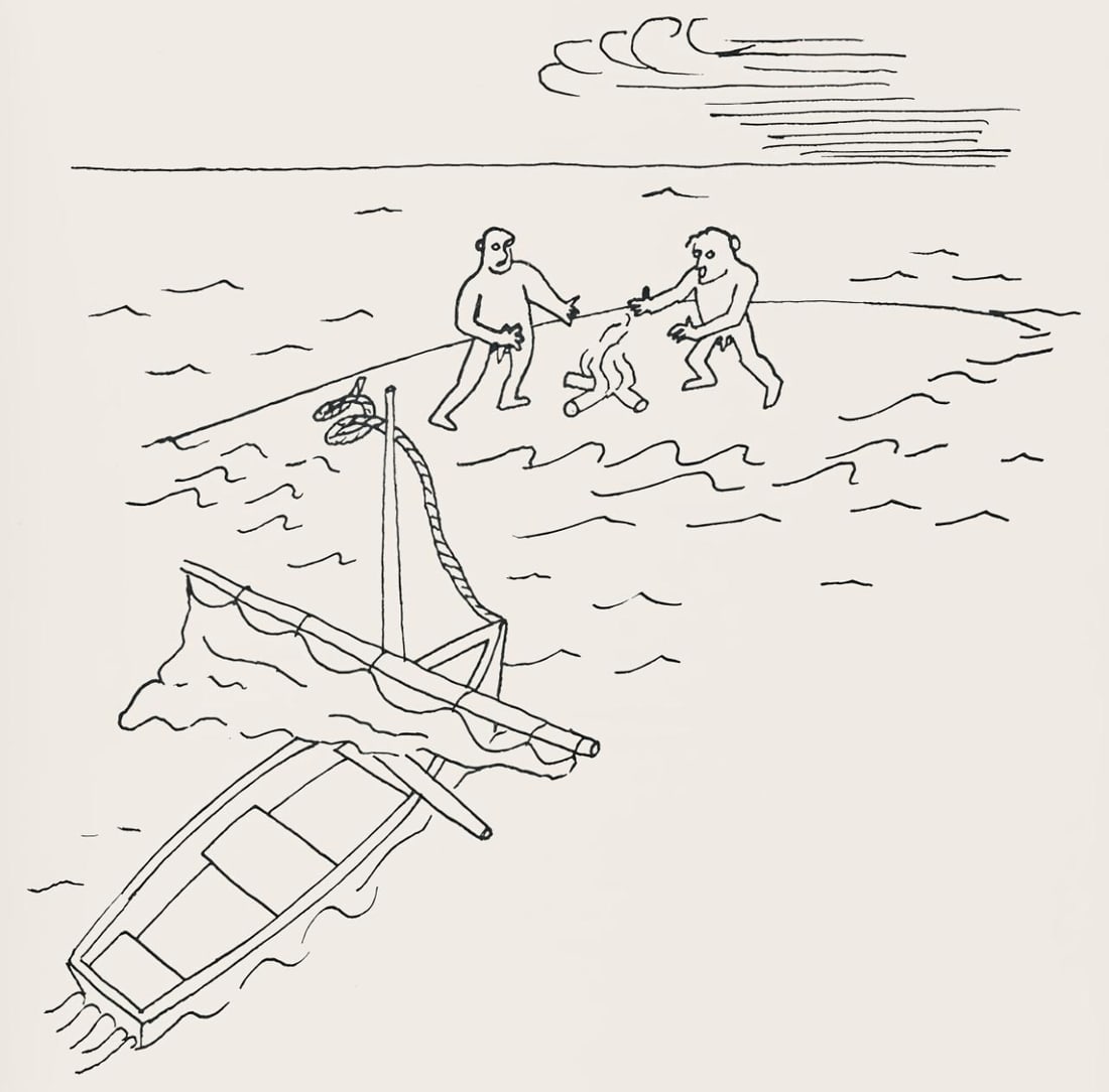 Alexander Calder, Composition, A Bestiary, Limited Edition Letterpress Print (1 of 4)