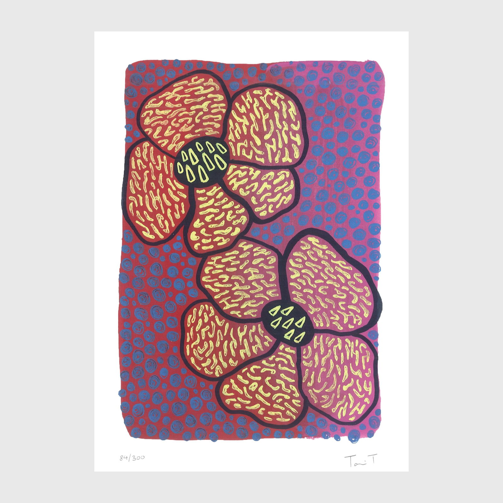 Red & Blue Rafflesia Flower: Artist: Tanvi Thakur (1996) Title: Red & Blue Rafflesia Flower, Rafflesia Series Year: 2026 Medium: Archival Pigment Print on Paper Edition: 300 Size: 6 x 8 inches Inscription: Signed and numbered by