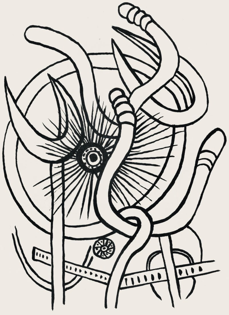 Fernand Leger, Composition, Cirque, Lithographies Originales, Limited Edition Lithograph (1 of 4)