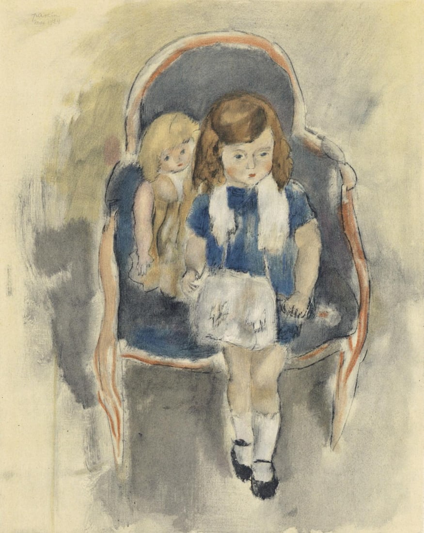 Jules Pascin, Jeanie Warnod, Pascin, Limited Edition Lithograph (1 of 4)