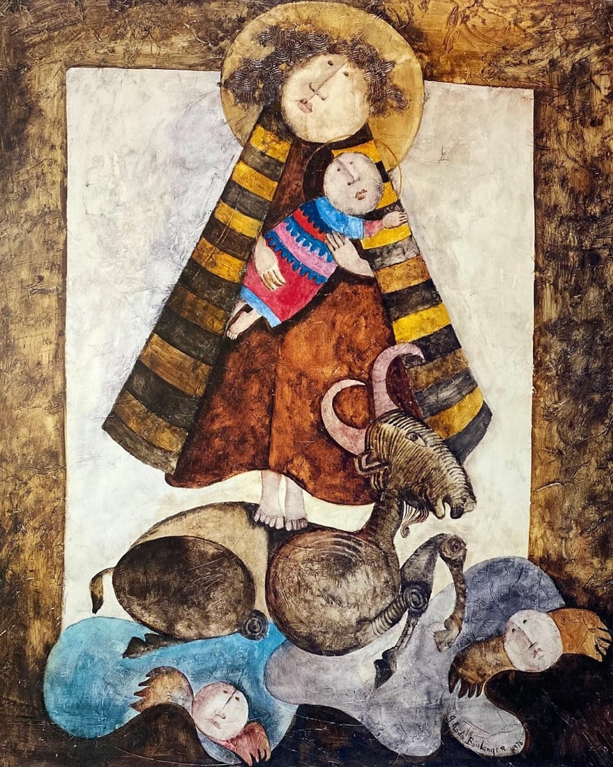 Graciela Rodo Boulanger, Adoration du Belier, Original Edition Offset Lithograph (1 of 4)